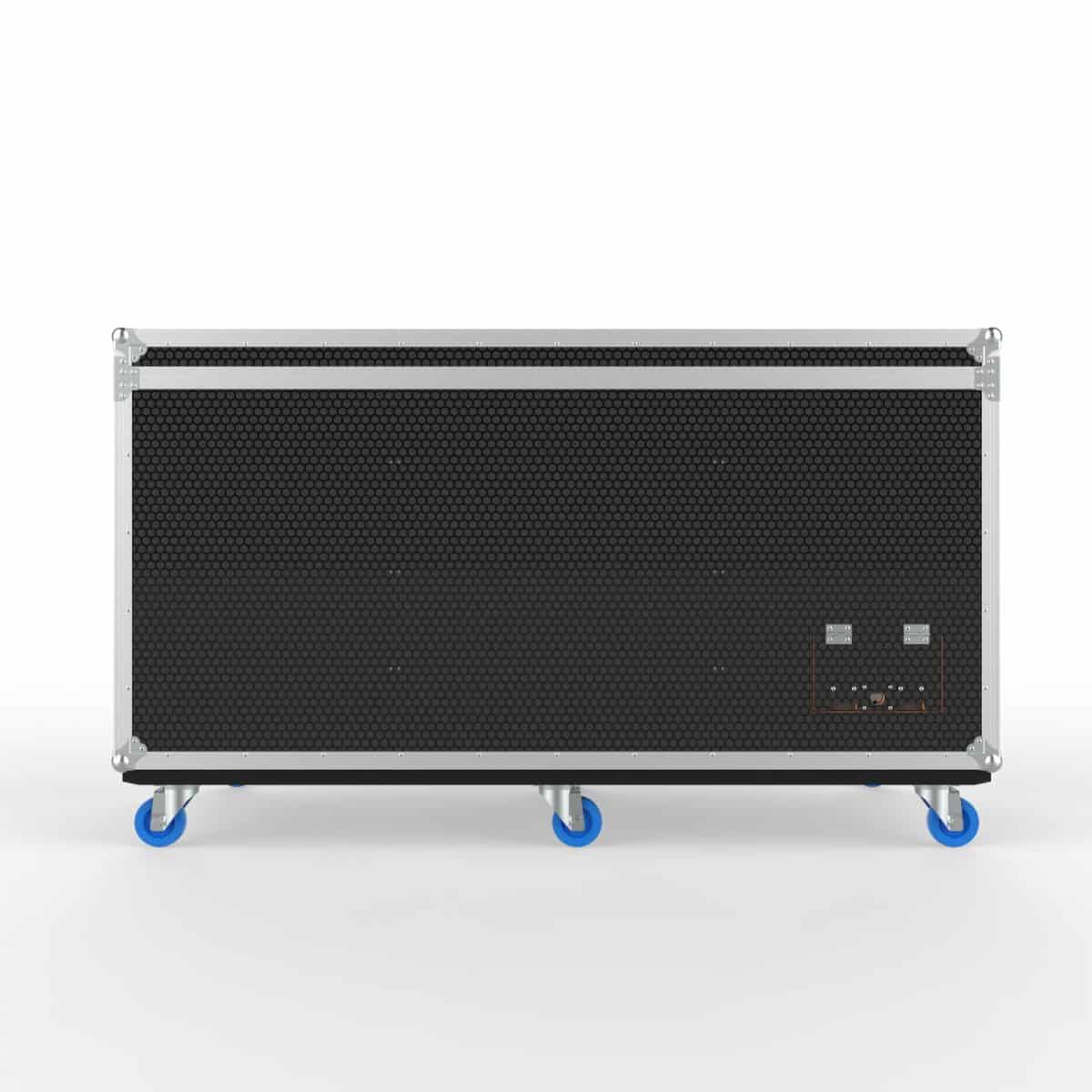 Vision Production Flypack Work Station Road Case With Motorized Lift For 6 Of 24&Quot; Monitors