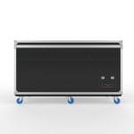 Vision Production Flypack Work Station Road Case With Motorized Lift For 6 Of 24&Quot; Monitors