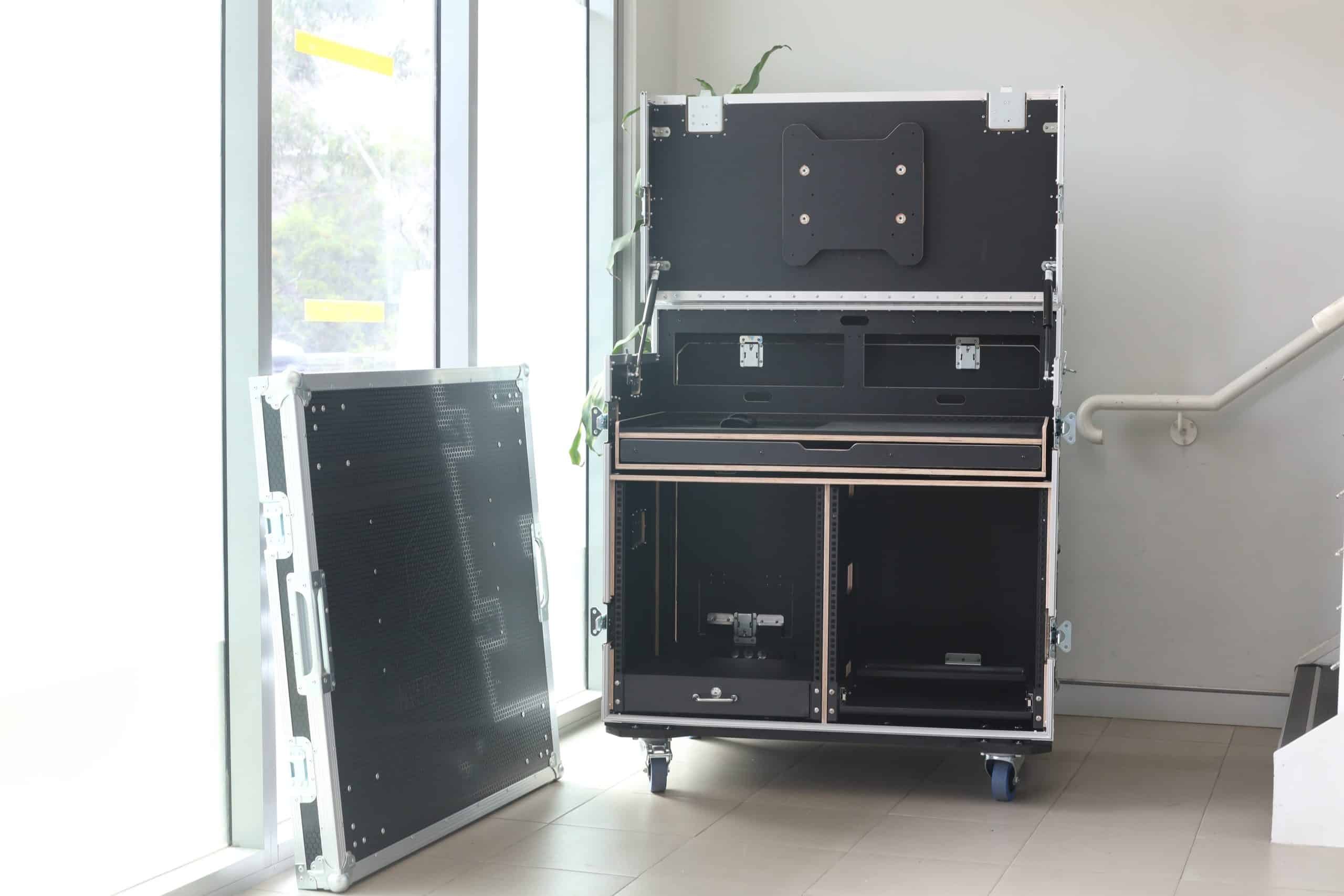 Video Production Workstation Road Case