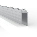 Eh9 Aluminium Hybrid Edge Extrusion, 9.9Mm Gap
