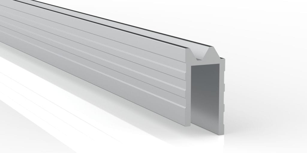 Eh9 Aluminium Hybrid Edge Extrusion, 9.9Mm Gap 1 Eh9 Aluminium Hybrid Edge Extrusion, 9.9Mm Gap