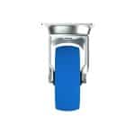 Carjet S4 100X36Mm Ultra-Quiet Rubber Swivel Castor, 100Mm Diameter, 200Kg, 133Mm Installed Height