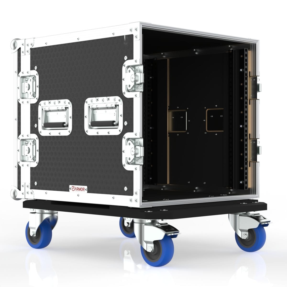Standard 10Ru Rack Case, 450Mm Rack Depth, On Castor