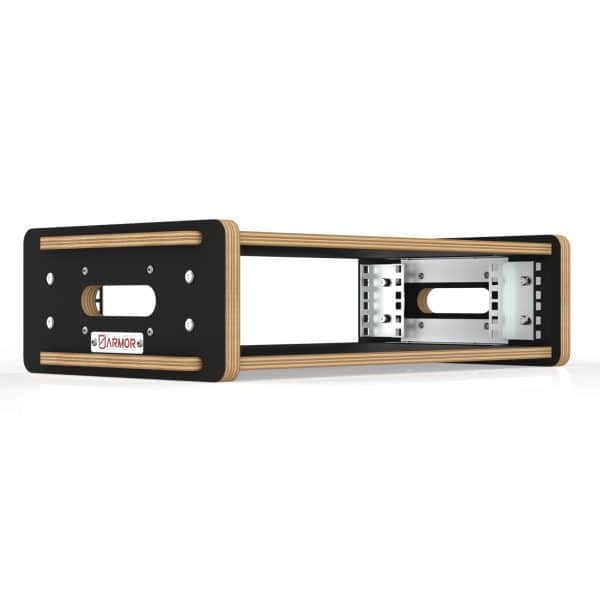 RACK SLEEVE 2U, 264MM, SUITS PELICAN 1555