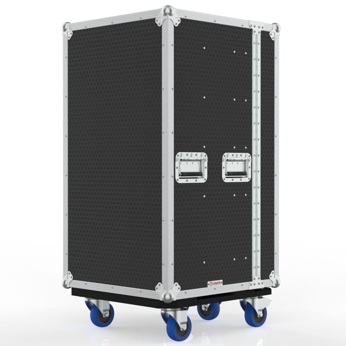 Road Case With 5 Drawers And 5 Door Pockets, Recessed Drawer Handles, Engraving Included
