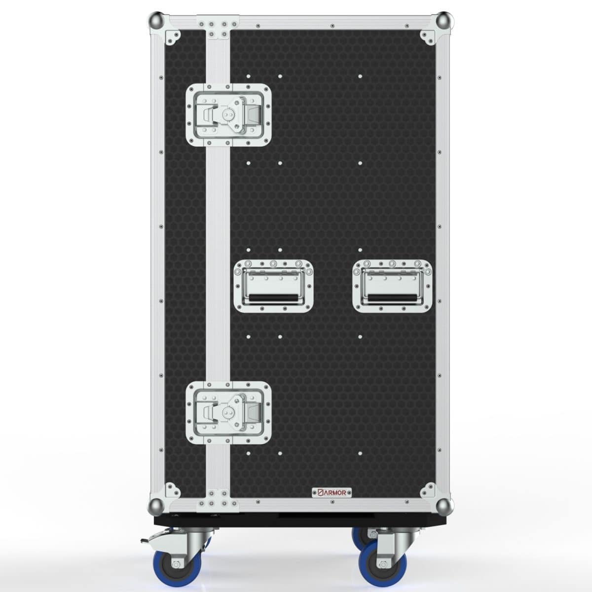 Road Case With 5 Drawers And 5 Door Pockets, Recessed Drawer Handles, Engraving Included
