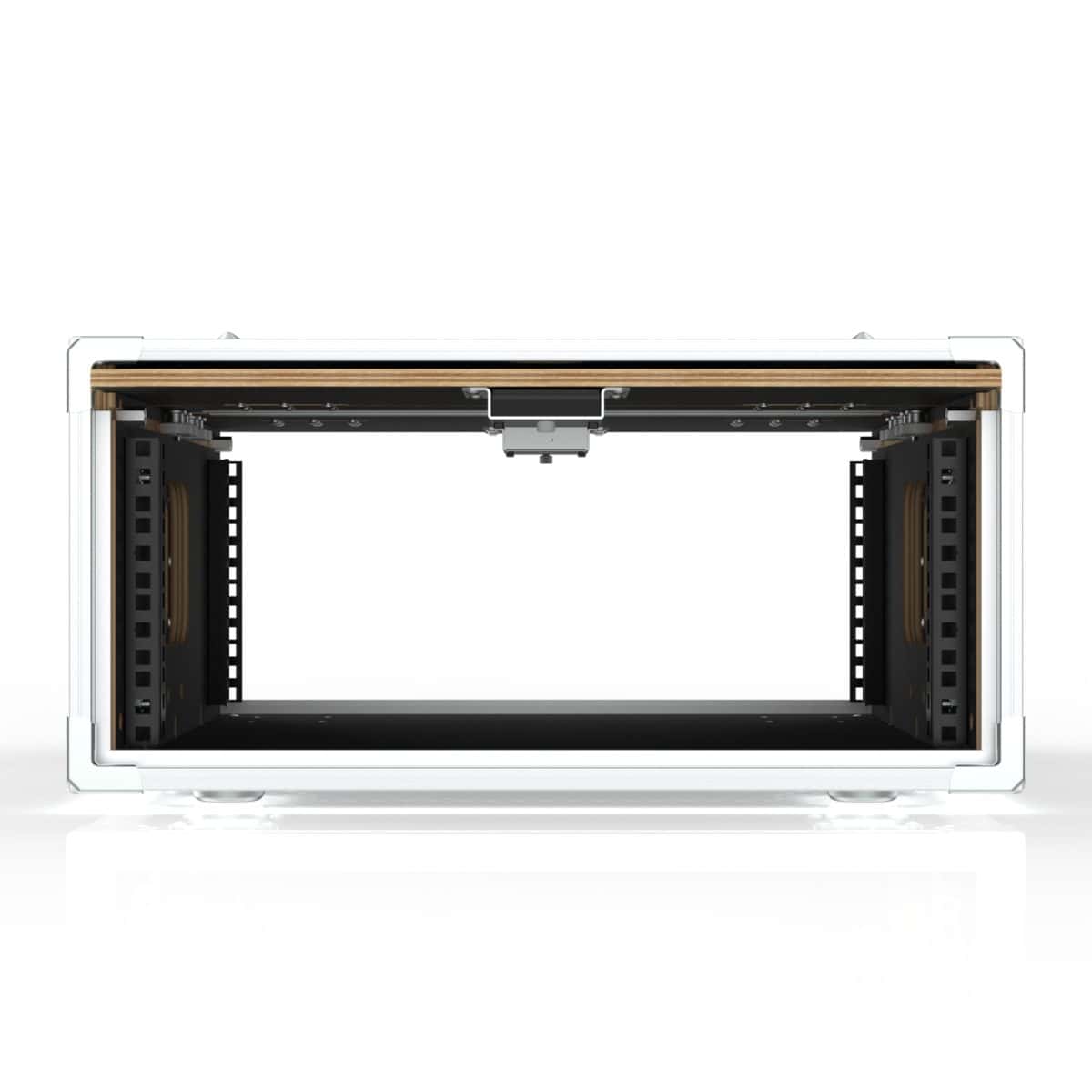 4U Rack Case With Pull Out Slam Lids, 4U, 500Mm