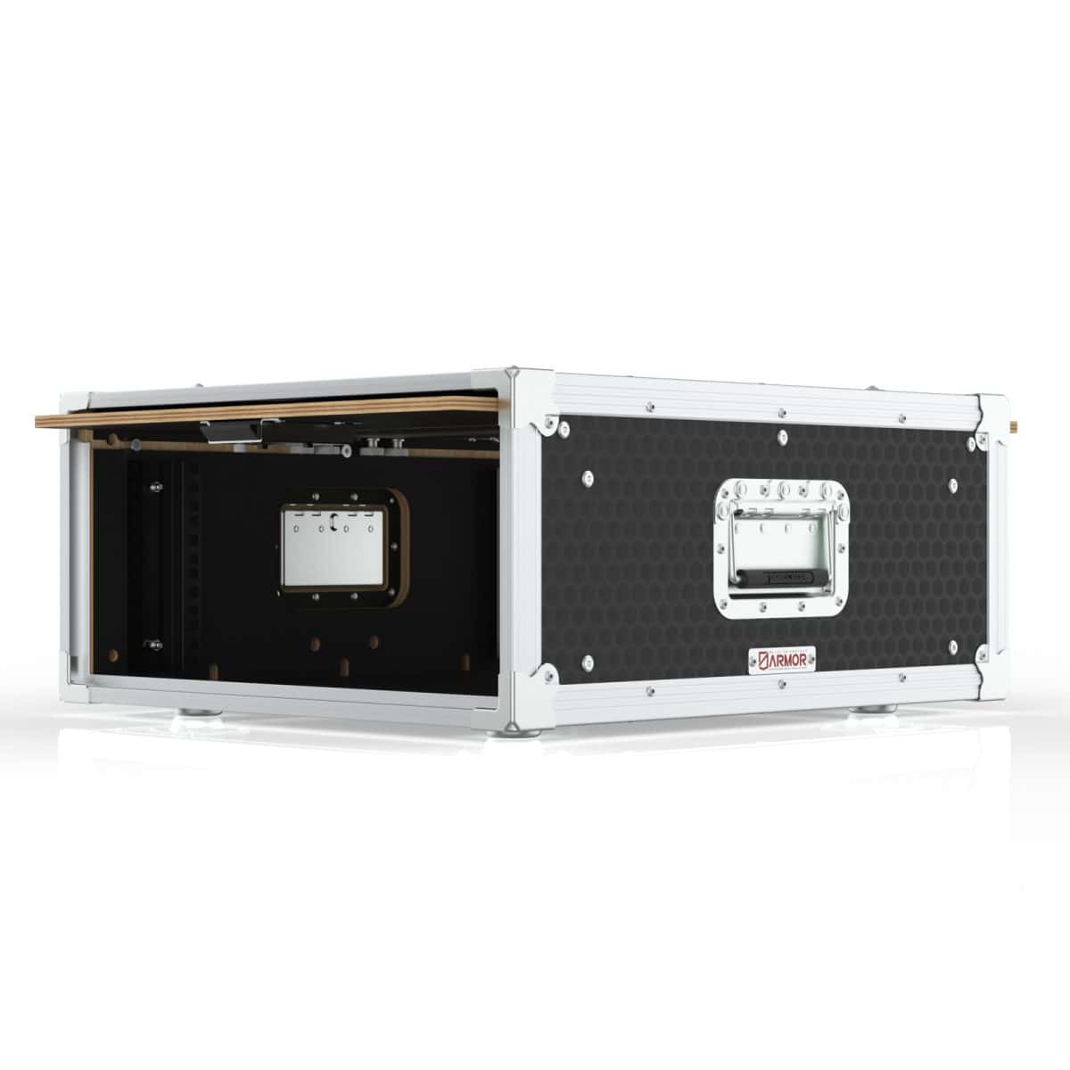 4U Rack Case With Pull Out Slam Lids, 4U, 500Mm