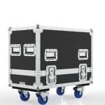Road Case For 2 Of Yamaha Dhr10 Speakers