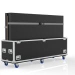 Dual Tv Case For Linsar 98” Ls98Uhdnf, With Split Lid, Low Base Case