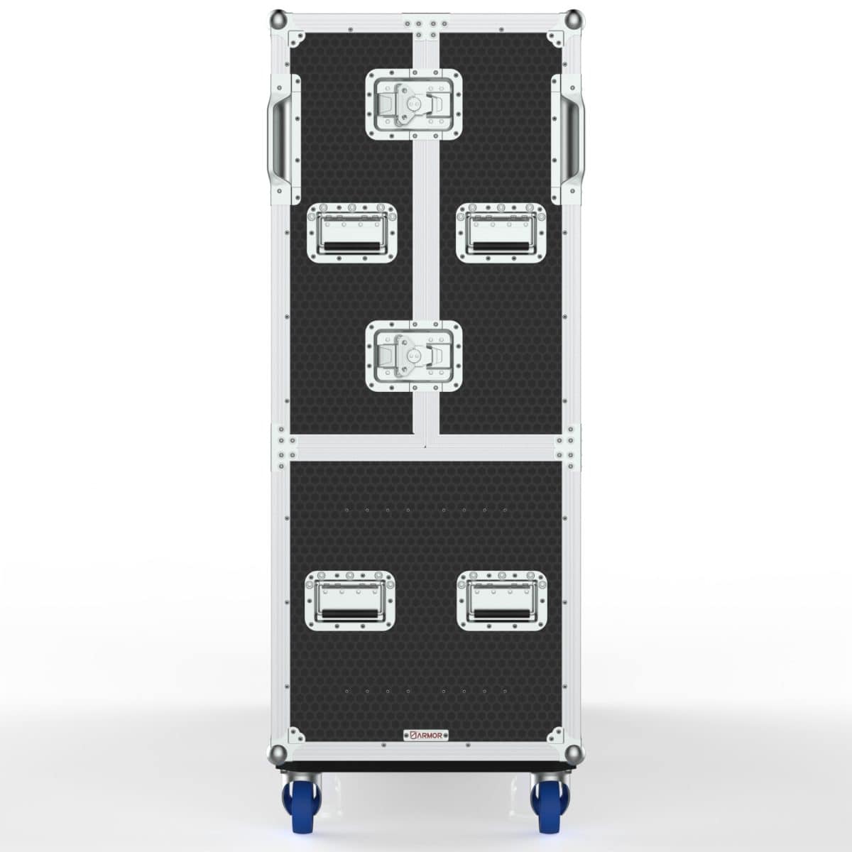Dual Tv Case For Linsar 98” Ls98Uhdnf, With Split Lid, Low Base Case