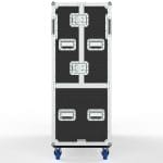 Dual Tv Case For Linsar 98” Ls98Uhdnf, With Split Lid, Low Base Case