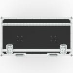 Workstation Case With Gas Strut Supported Lid, Vesa Mounts For 2 Of 24” Monitors, Drawers And Rack