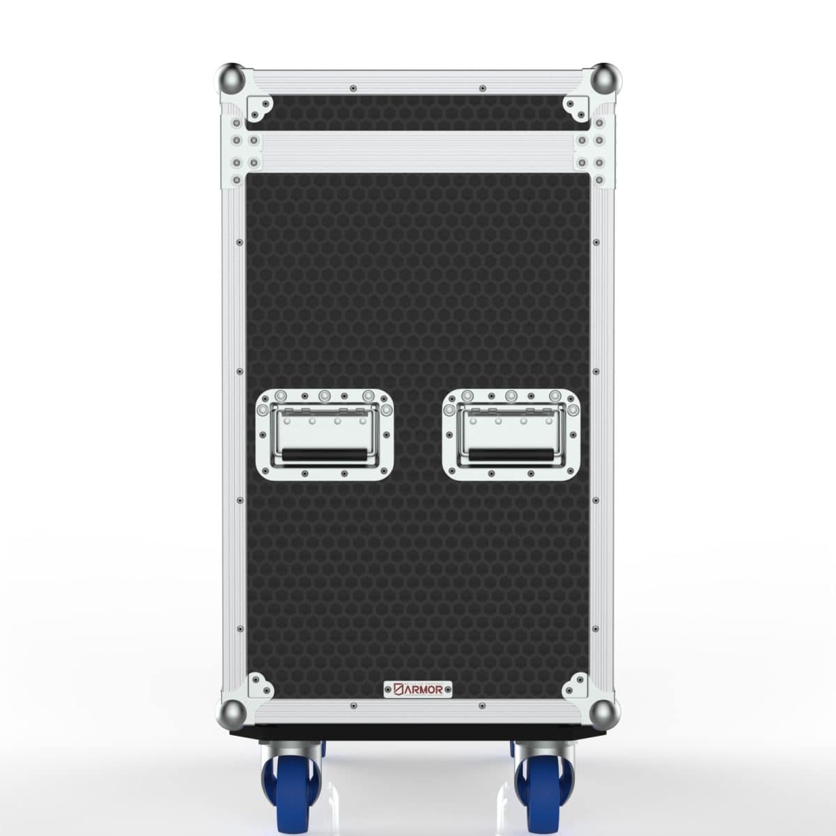 Road Case For 2 Of Ayrton Karif Lt Moving Heads, End Compartment For Brackets, Clamps And Cables
