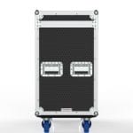 Road Case For 2 Of Ayrton Karif Lt Moving Heads, End Compartment For Brackets, Clamps And Cables