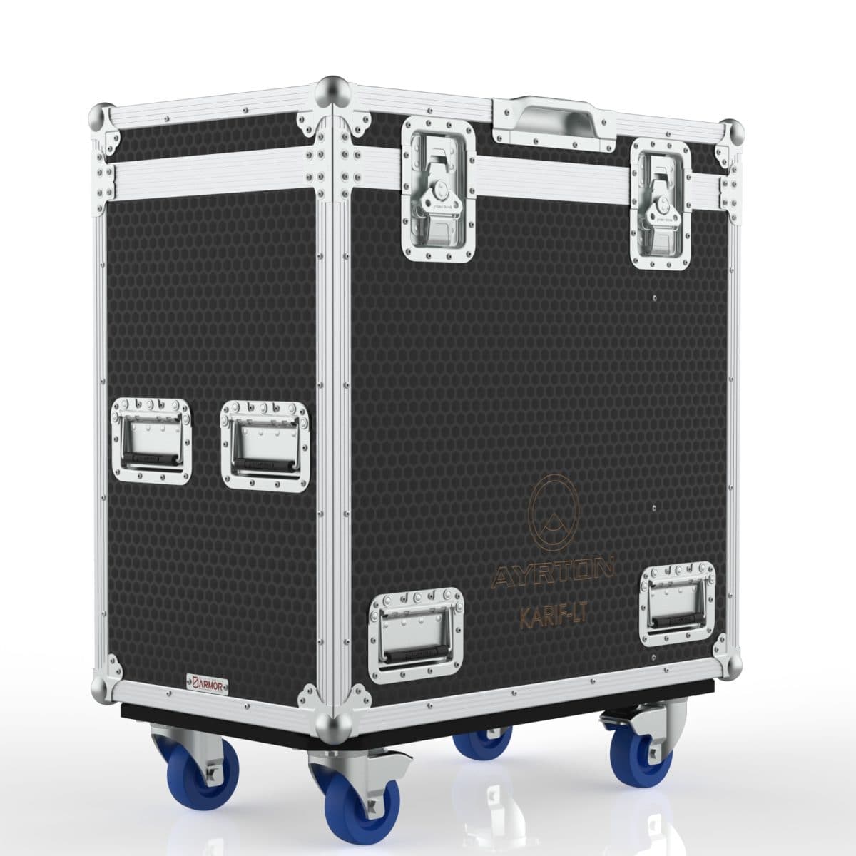 Road Case For 2 Of Ayrton Karif Lt Moving Heads, End Compartment For Brackets, Clamps And Cables
