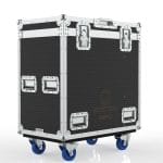 Road Case For 2 Of Ayrton Karif Lt Moving Heads, End Compartment For Brackets, Clamps And Cables