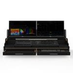Lighting Console Road Case For Etc Ion Xe With Fader Wing, Led Ligth, Adjustable Monitor Stand For 2