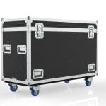 Moving Head Road Case For 4 Of Martin Mac Aura Pxl, No Foam Inserts