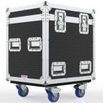Moving Head Road Case For 2 Of Robe Spiider, No Foam Inserts