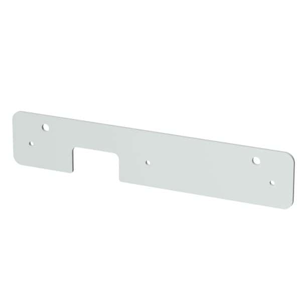 STEEL PLATE WITH HOLES FOR ADJUSTMABLE MONITOR STAND 307X58MM, USED ON FP3-SL WORKSTATIONS