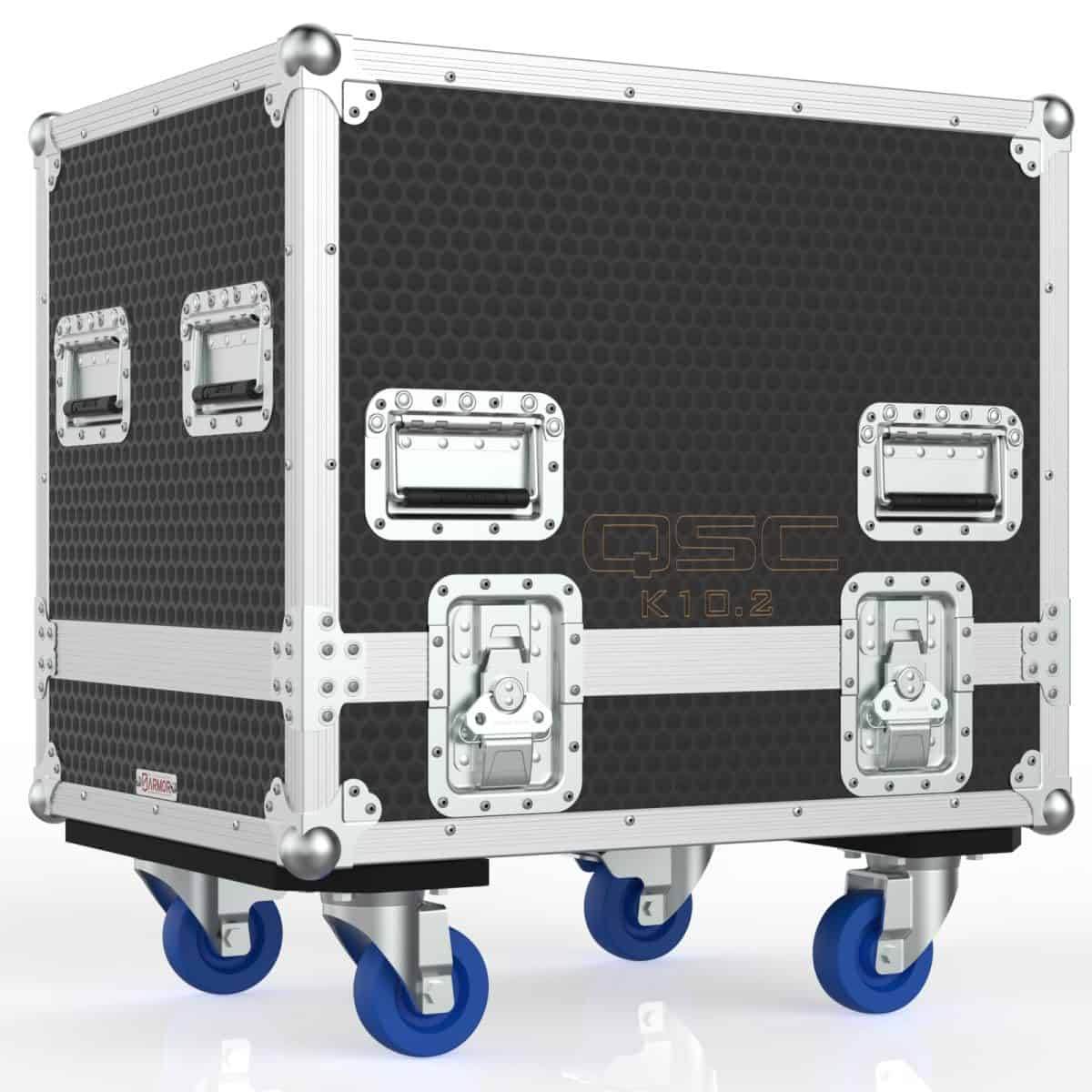 Road Case For Two Of Qsc K10.2 Speakers