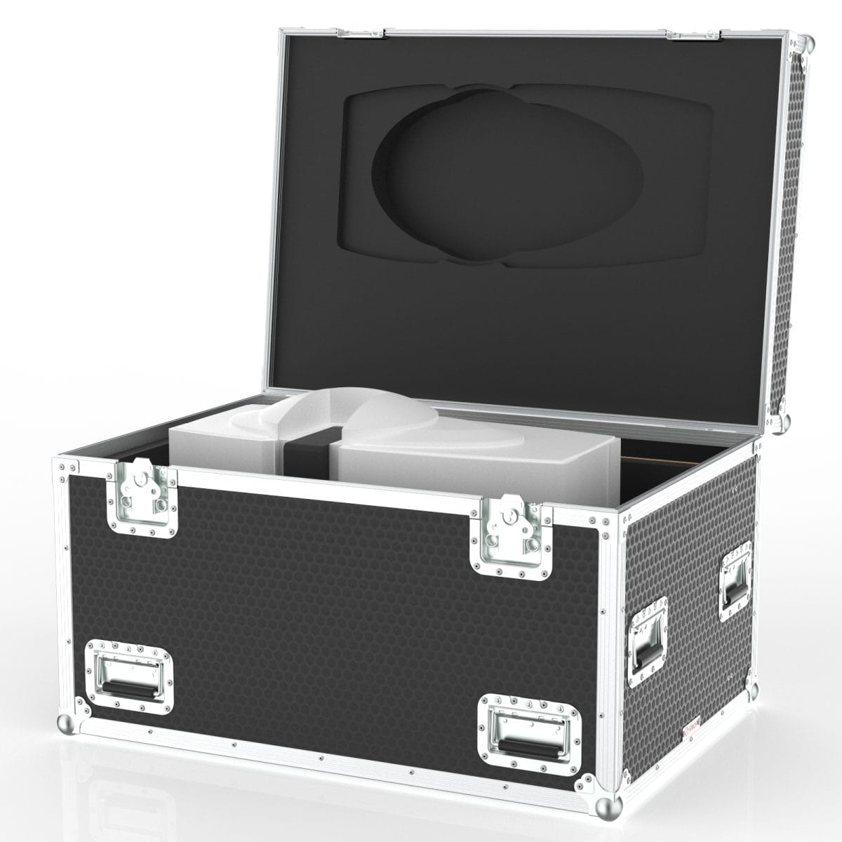 Hinged Lid Case For Malvern Panalytical Mastersizer 3000, With End Compartment For Accessories, Bott
