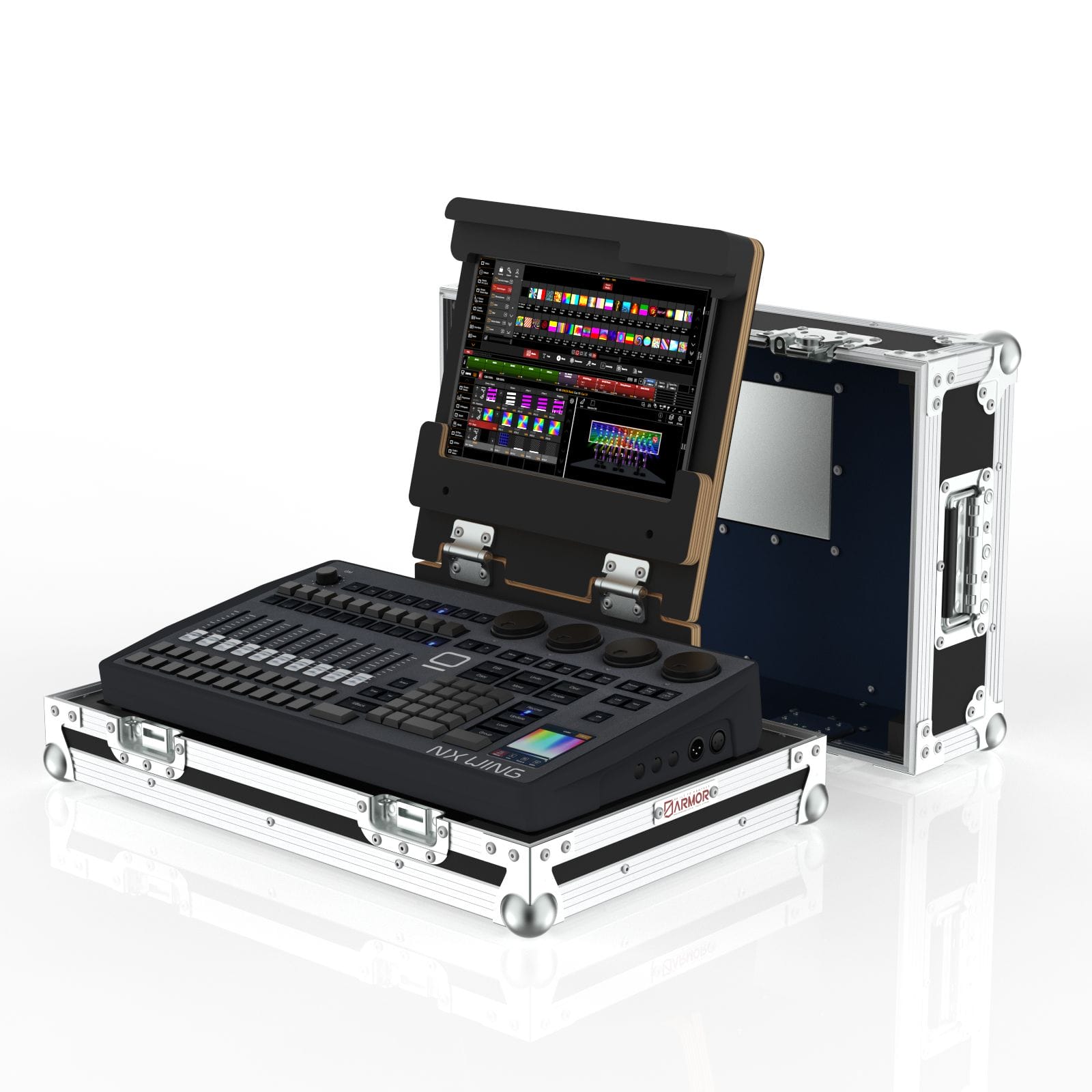 Flight Case For Obsidian Onyx Nx Wing With Torque Hinged Stand For Suface Pro 8 &Amp; 9