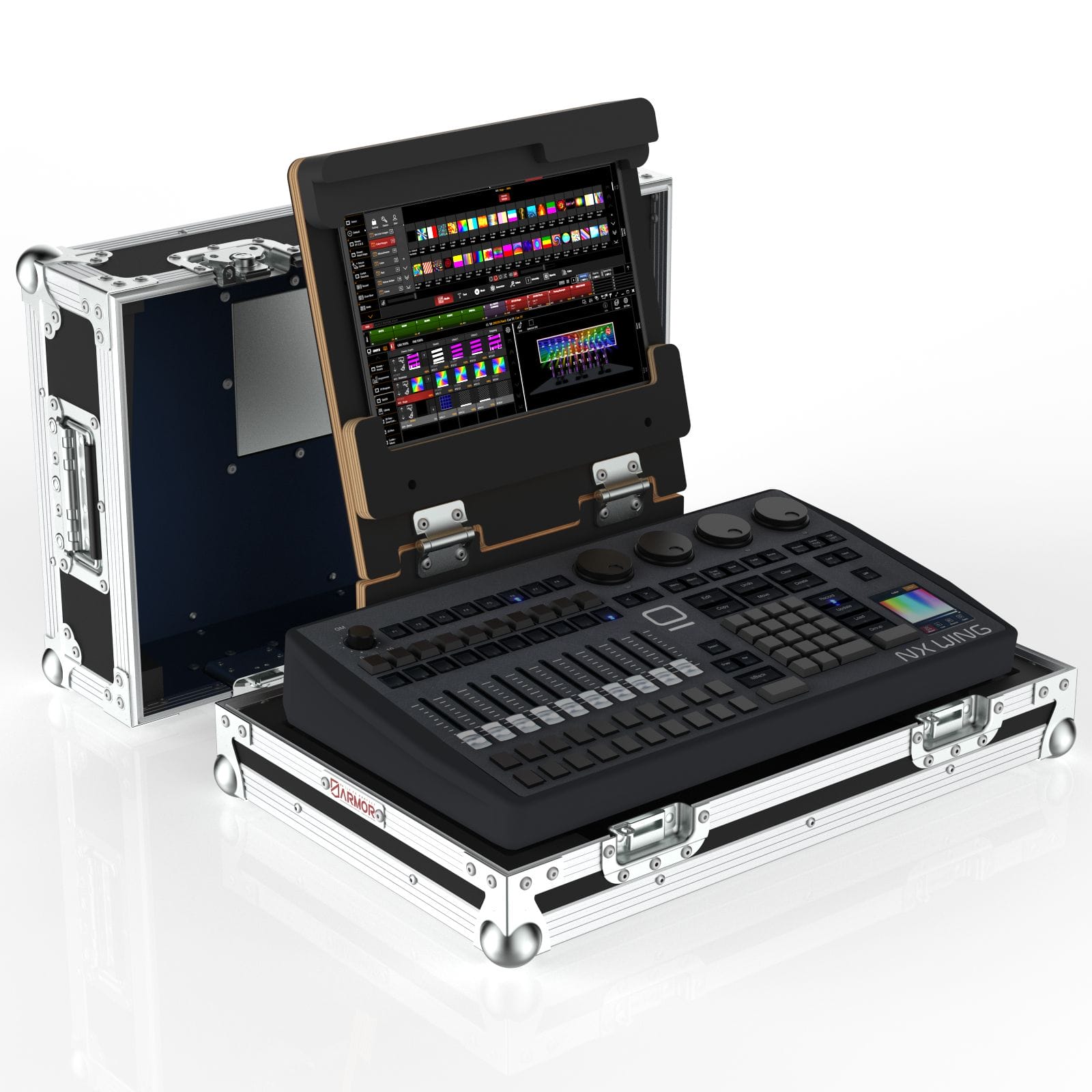 Flight Case For Obsidian Onyx Nx Wing With Torque Hinged Stand For Suface Pro 8 &Amp; 9