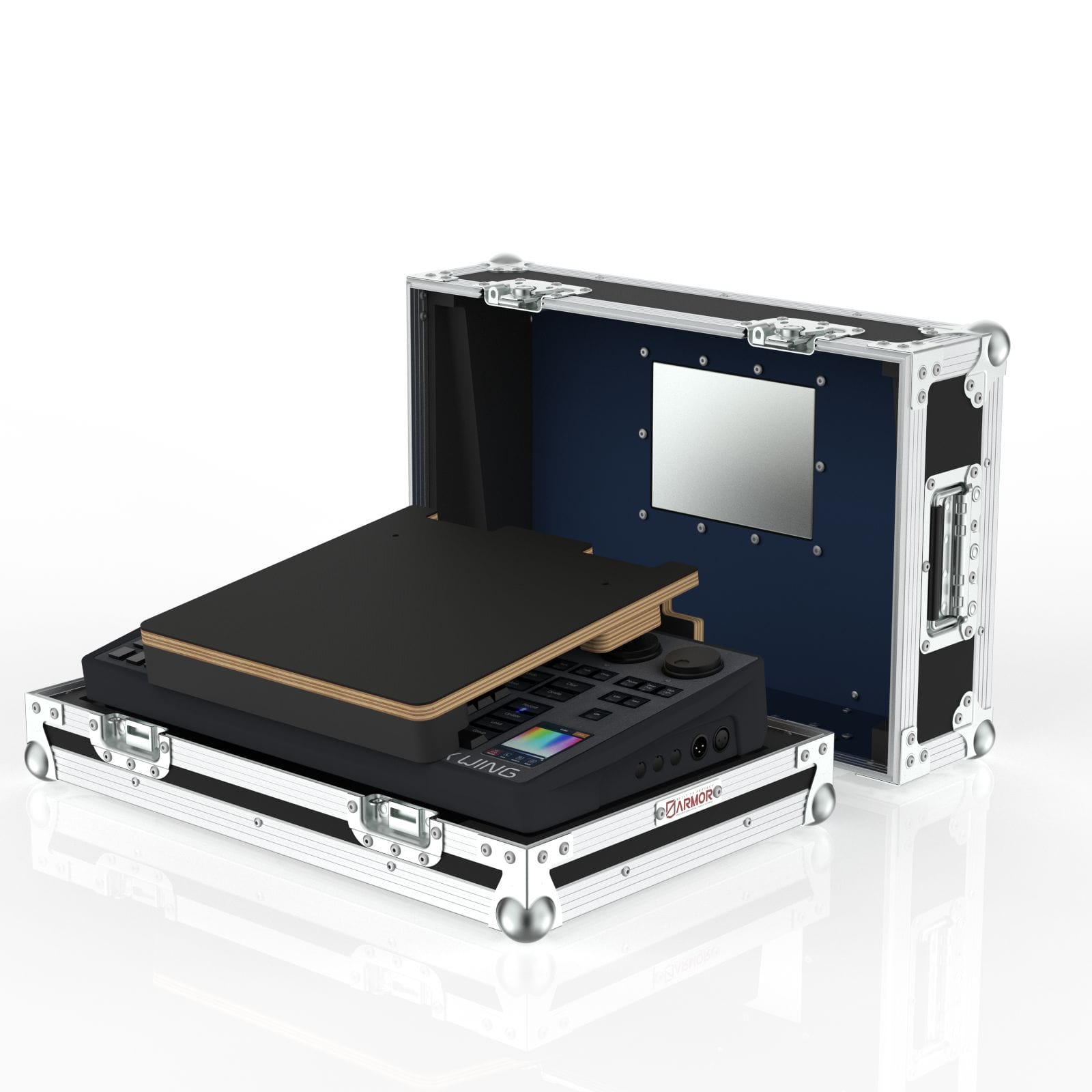 Flight Case For Obsidian Onyx Nx Wing With Torque Hinged Stand For Suface Pro 8 &Amp; 9