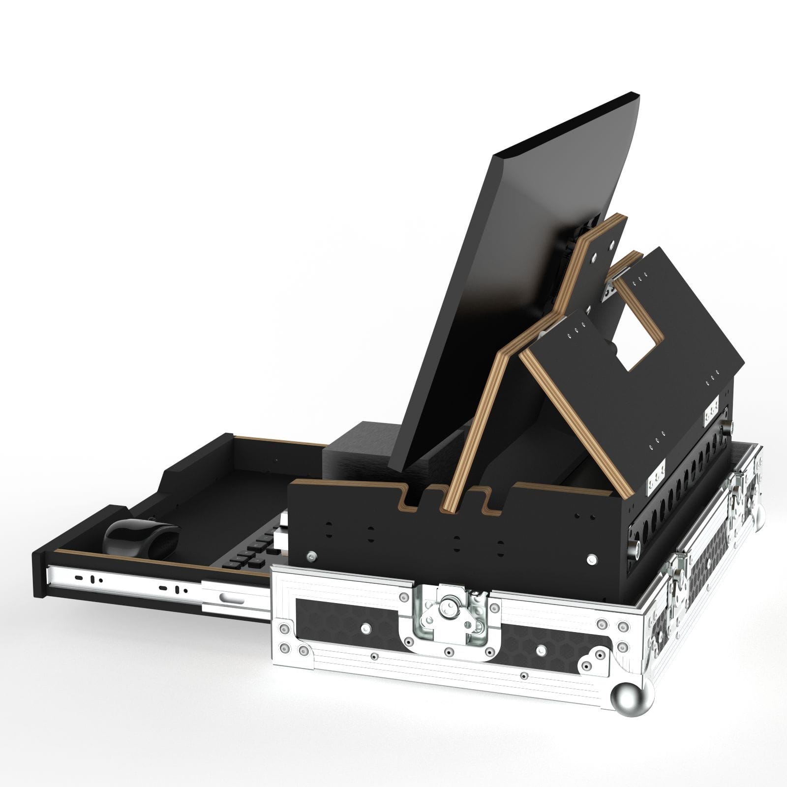 Video Production Case For Elgato Stream Deck Xl With Monitor Stand