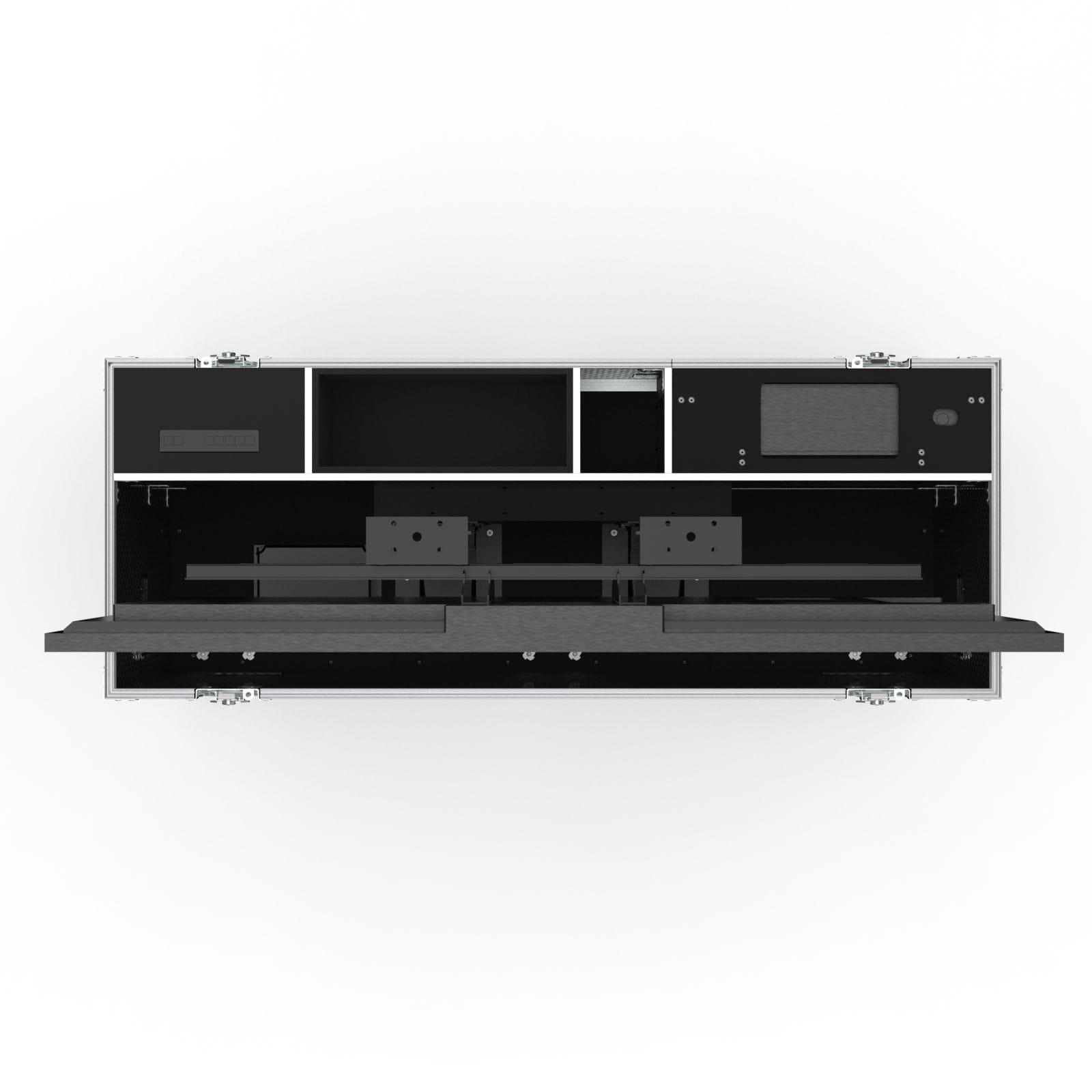 Transport Case With Motorized Lift For Samsung 55'' Qmr-T Uhd Display