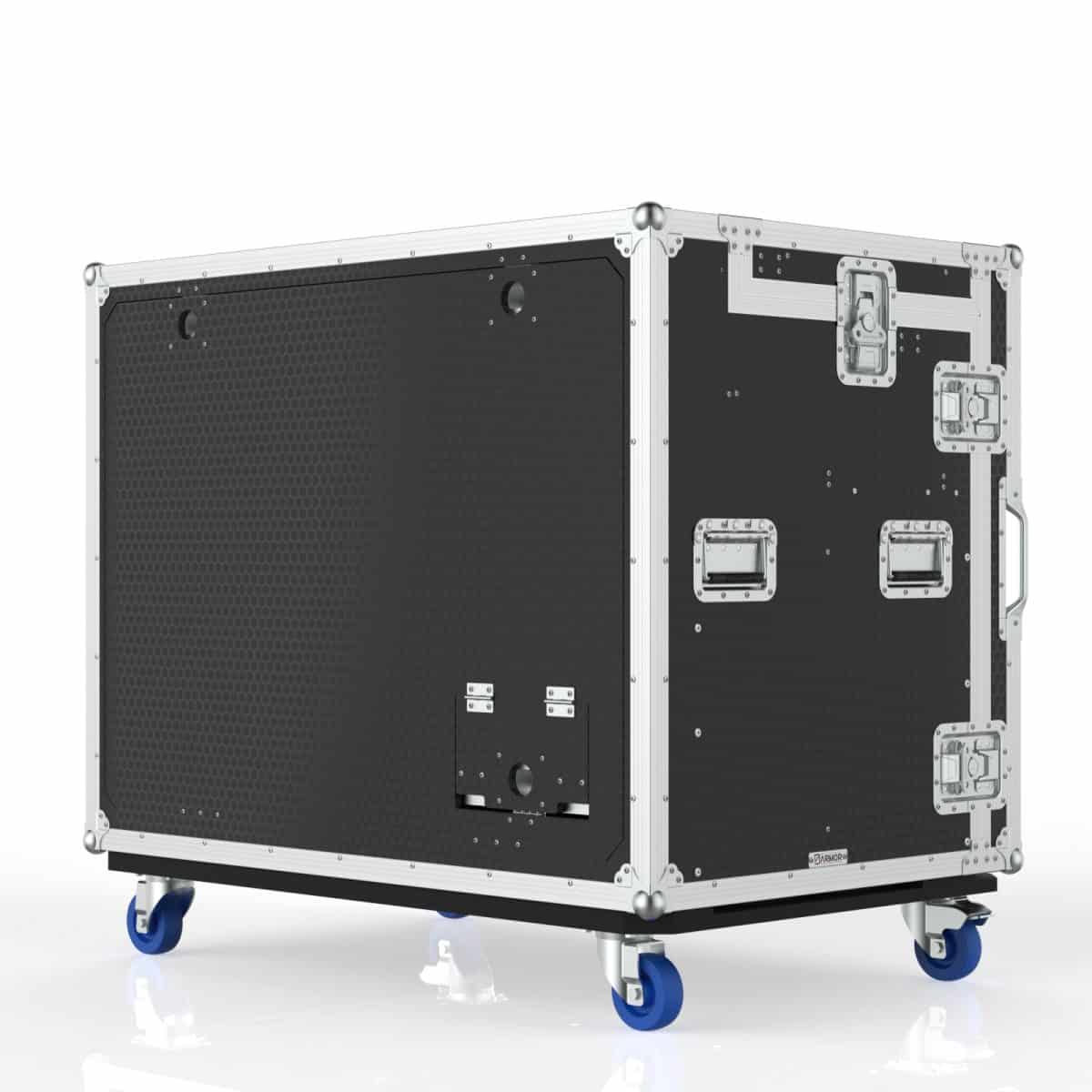Workstation Case Fp2-S, With Vesa Mount For 2 Monitors, 2 Standard Rack Bays