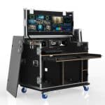 Workstation Case Fp2-S, With Vesa Mount For 2 Monitors, 2 Standard Rack Bays