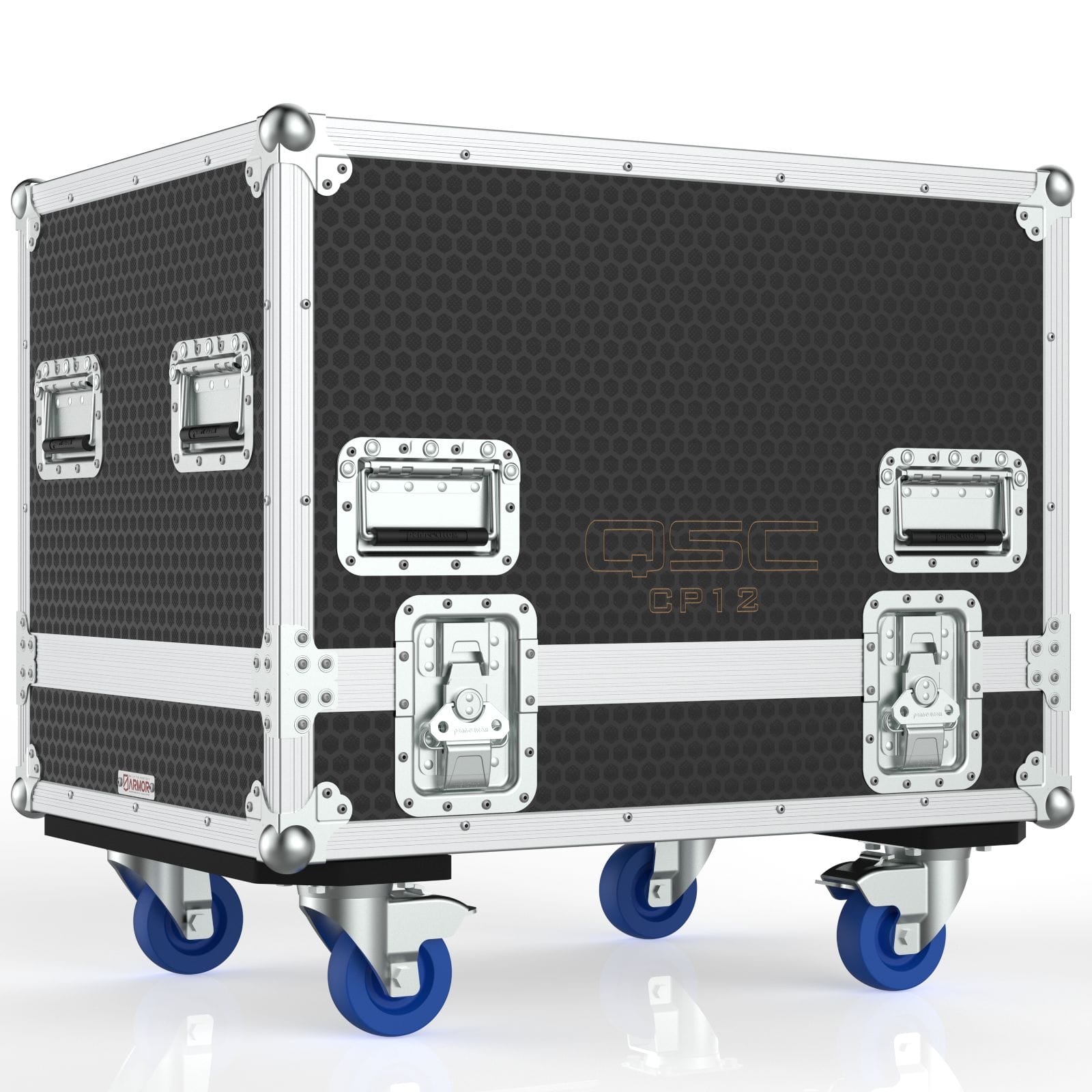 Road Case For 2 Of Qsc Cp12 Speaker