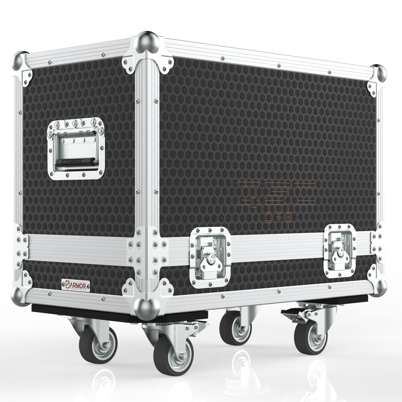 Road Case For 2 Of Qsc Cp8 Speakers