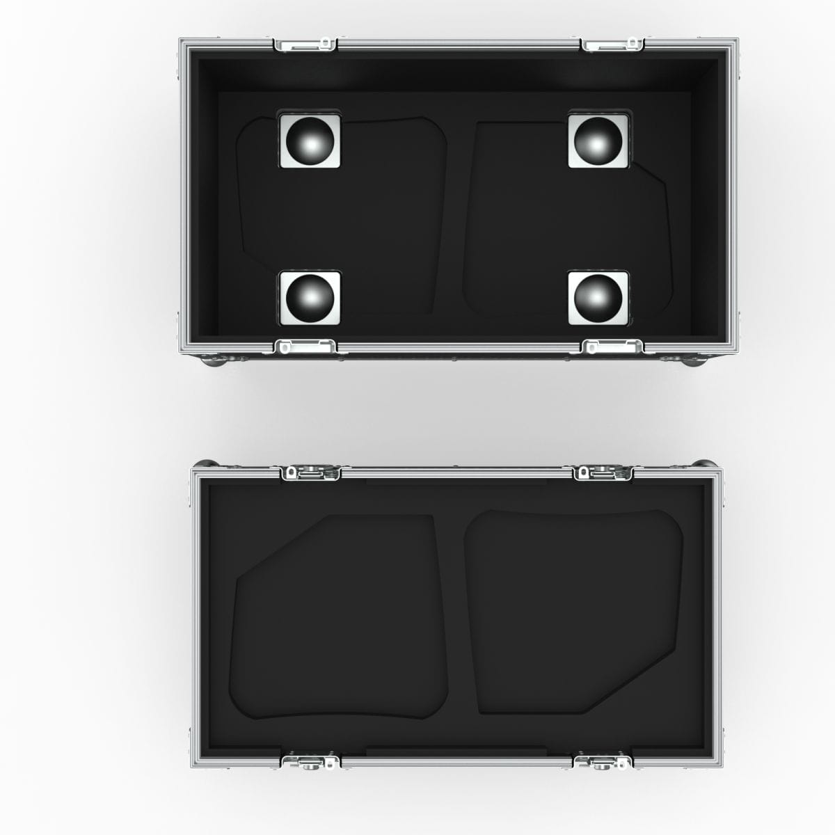 Road Case For 2 Of Qsc Cp8 Speakers