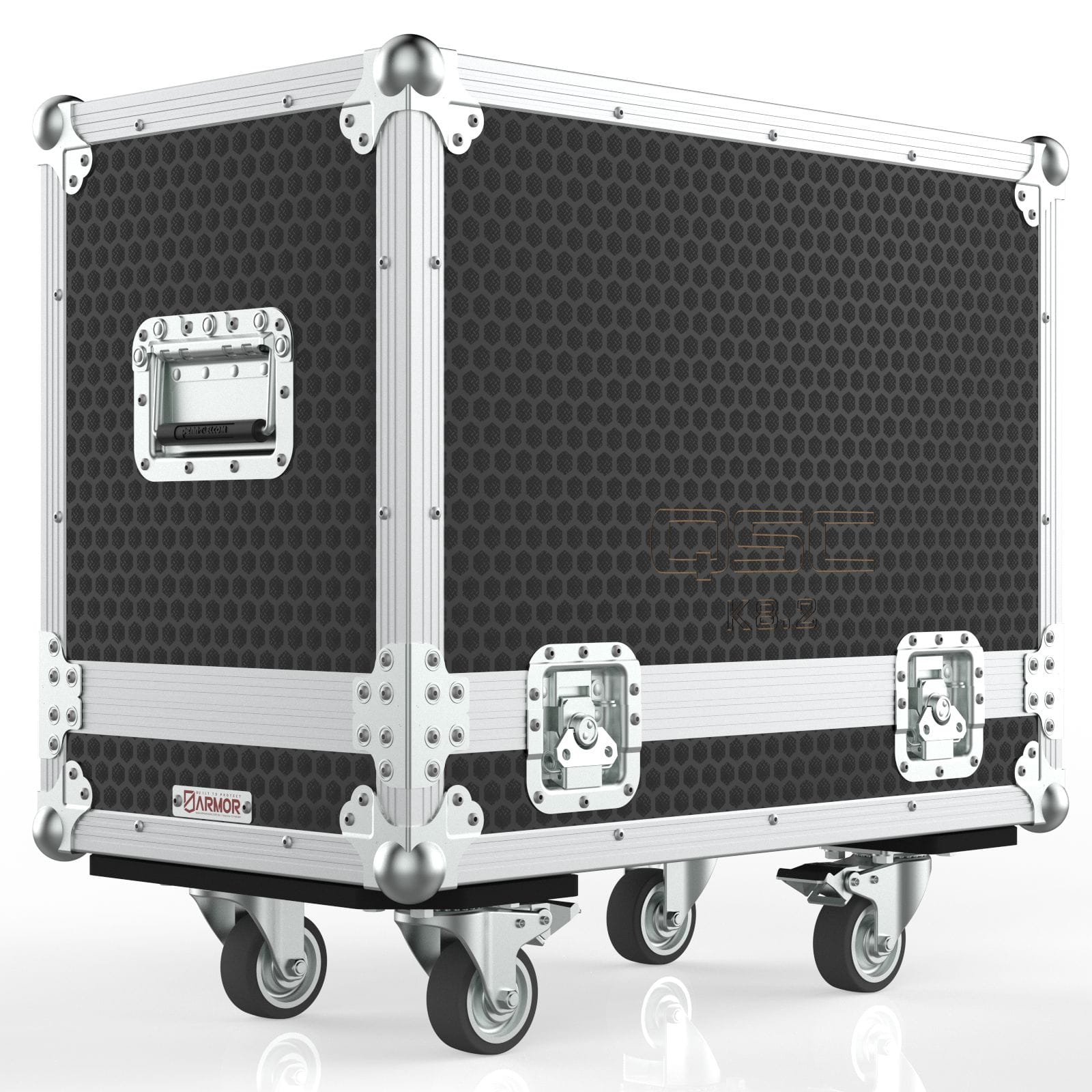 Road Case For 2 Of Qsc K8.2 Speaker