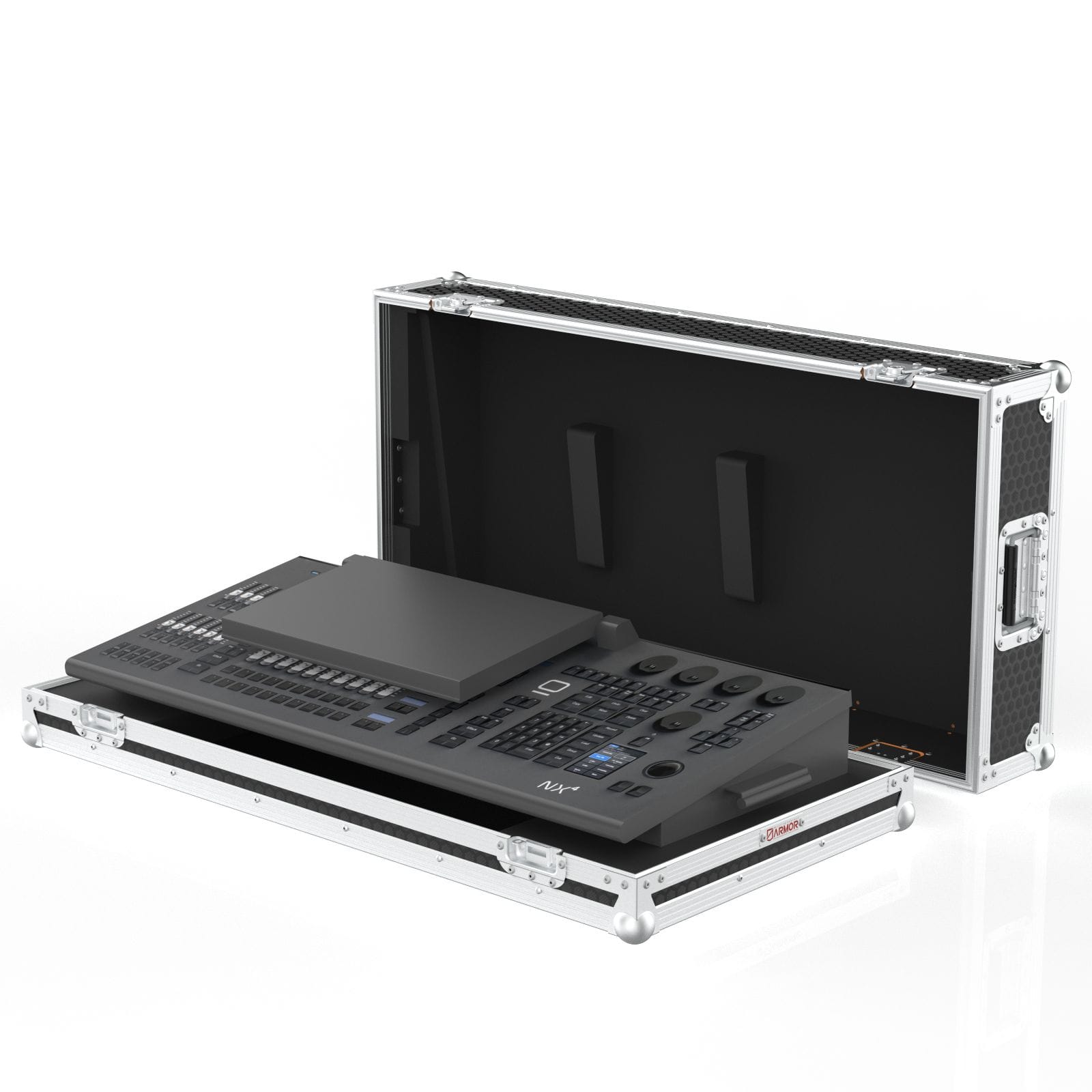 Lighting Console Road Case For Obsidian Onyx Nx4, 2 Part Lift Off Lid Design