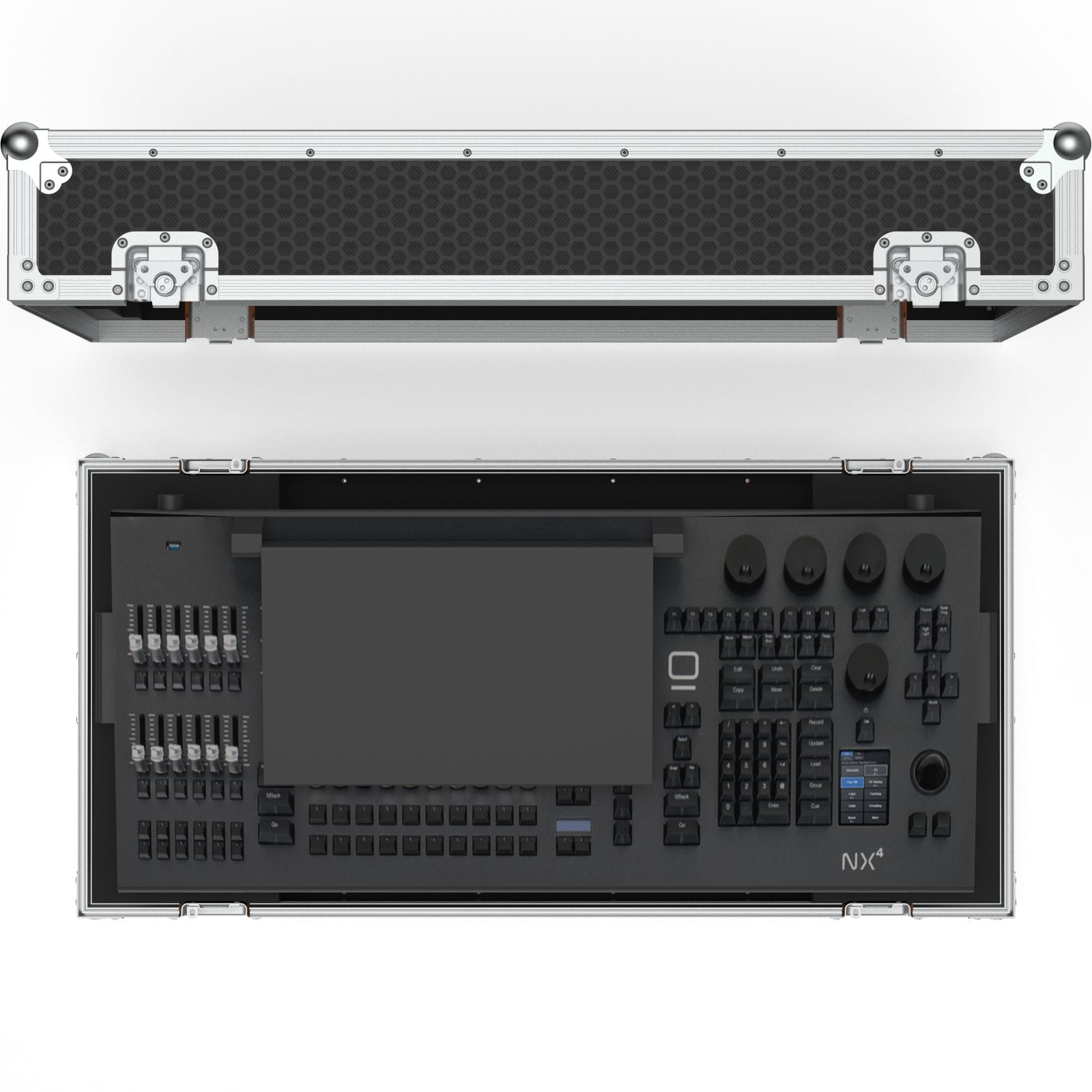 Lighting Console Road Case For Obsidian Onyx Nx4, 2 Part Lift Off Lid Design