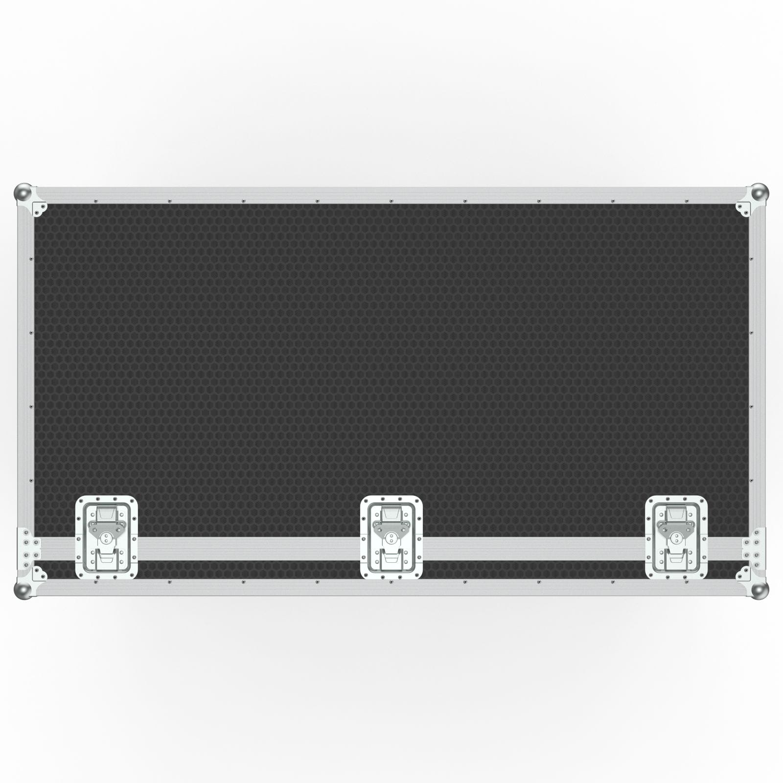 Workstation Flypack 3 Case With Built In Motorized Lift And Mount For 4 Of 32” Monior