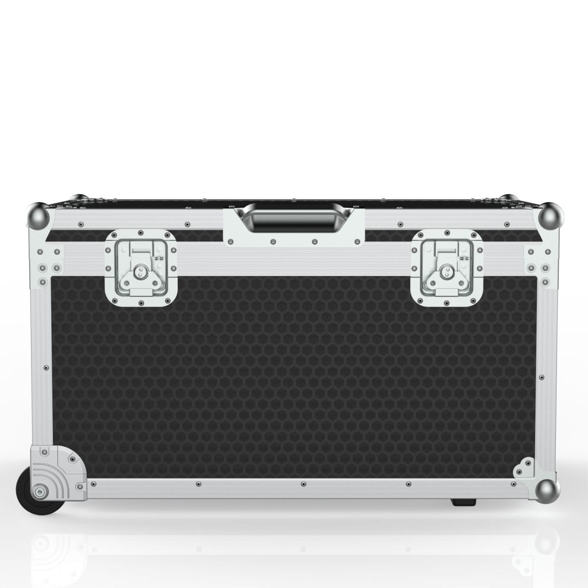 Travel Case With Recessed Castors And Pull Out Handle For Amsl Rotor-Gene 6000