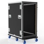 Foam Shock Proof Rack Case, 22U, 800Mm Deep, With Front And Rear Removable Lids,