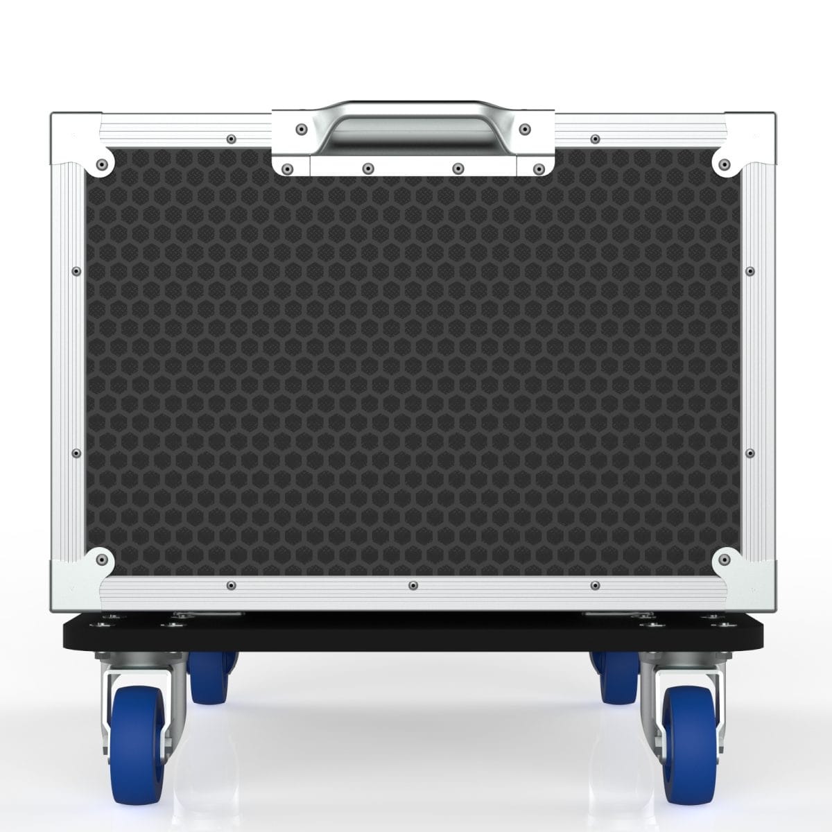 Suspension Rack Case 6U, 550Mm (Rail To Rail), Stackable, Lockable,Foam Shockproof, Removable Dolley