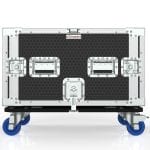Suspension Rack Case 6U, 550Mm (Rail To Rail), Stackable, Lockable,Foam Shockproof, Removable Dolley