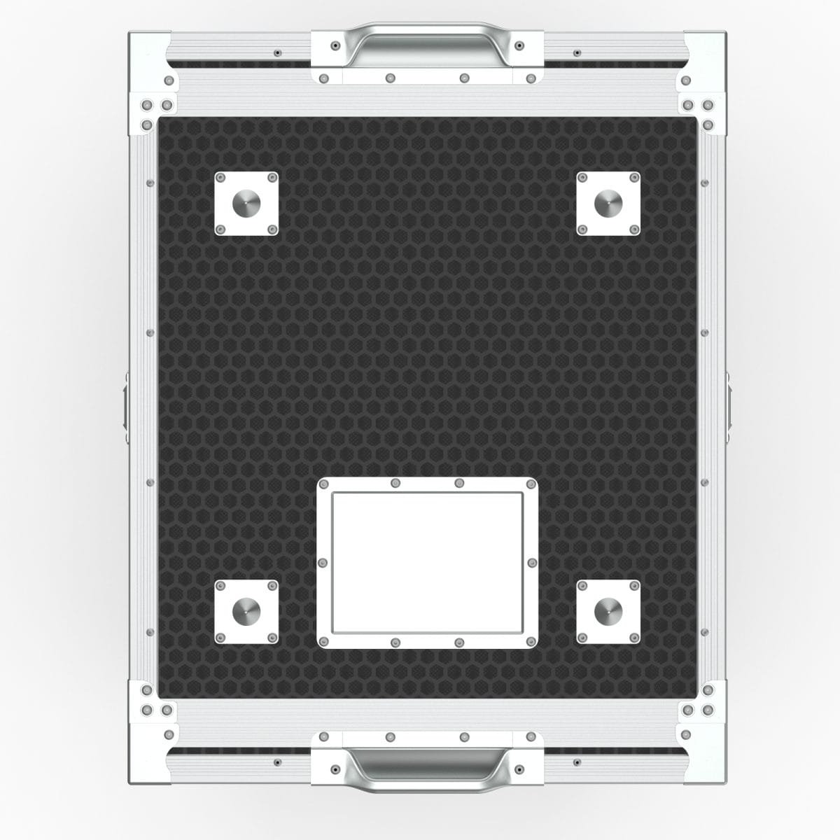 Suspension Rack Case 6U, 550Mm (Rail To Rail), Stackable, Lockable,Foam Shockproof, Removable Dolley