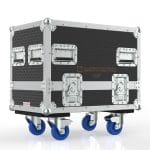 Dual Speaker Case For L’acoustics 108P Speaker, No Cable Storage Under Speakers
