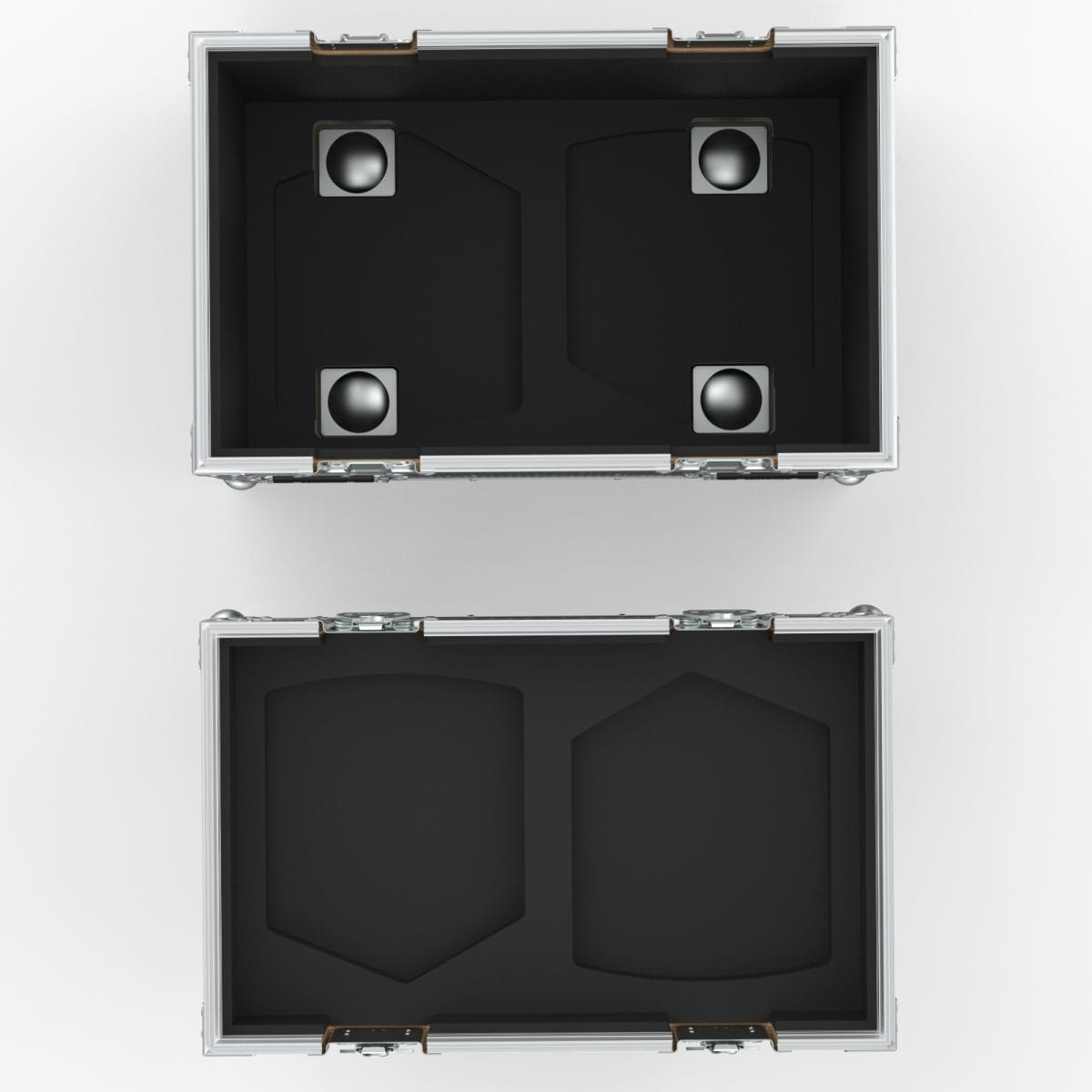 Dual Speaker Case For L’acoustics 108P Speaker, No Cable Storage Under Speakers