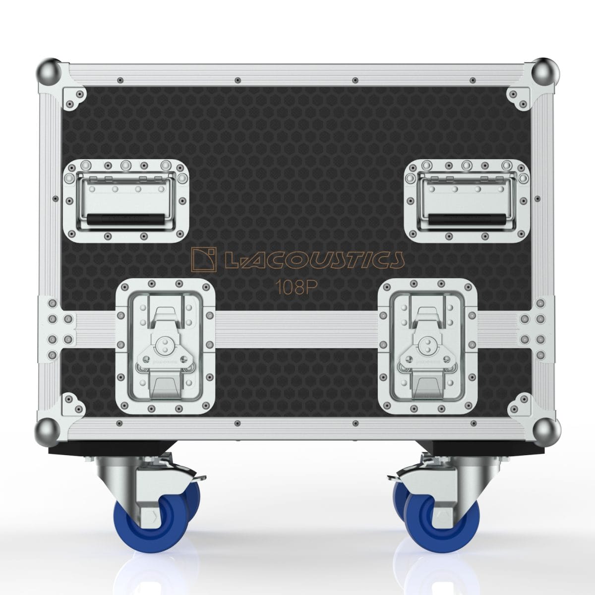 Dual Speaker Case For L’acoustics 108P Speaker, No Cable Storage Under Speakers