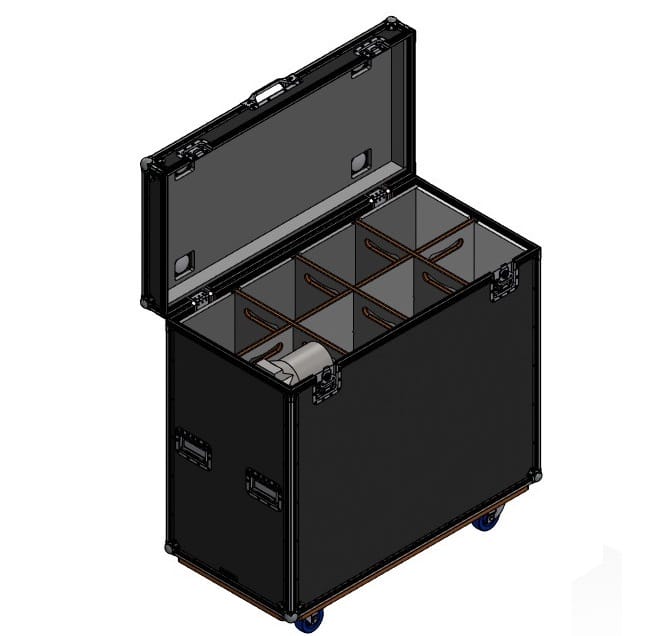 Road Case For Source 4 Lens And Led Series 2